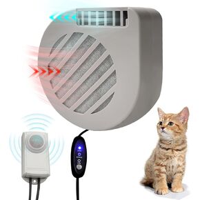 Cat Litter Box Air Filter with Heavy Duty Filter Pack & Powerful 3-speed Fan, Not a Weak Ozone Toy, Air Purifier for Cat Litter Smell, Auto Cat Deodorizer for Litter Box, 2 CFM