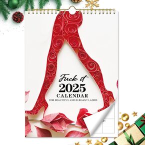 2025 التقويم للنساء الحمار المتعب ، تقويم FU-CK IT ، تقويم للأمهات المتعبة ، التعليق السهل ، التقويم الشهري للمخطط الشهري ، هدية عيد الميلاد (11 * 8.5 بوصة)