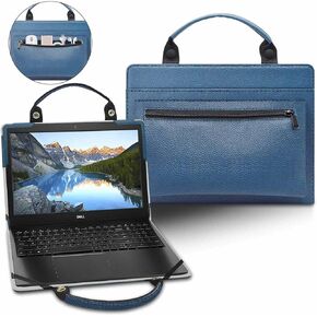 Laptop Case Cover Sleeve for Dell Latitude 7420/Latitude 7420 2-in-1 with Portable Bag with Bag Handle,Black