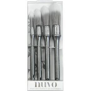 فرش الاستنسل Nuvo 4/PKG ، رمادي