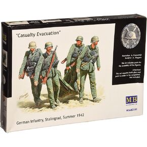 Master Box Tasualty Evacuation المشاة الألمانية Stalingrad Summer 1942 (5) مجموعات بناء نموذج الشكل (1:35 مقياس)