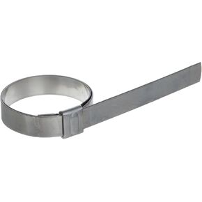 BAND-IT JS2079 Junior 5/8" Wide x 0.030" Thick, 2" Diameter, 201 Stainless Steel Smooth I.D. Clamp (100 Per Box)