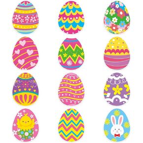 240 PCS Spring Easter Egg Pitics Gifts for Kids Crafts Parchs