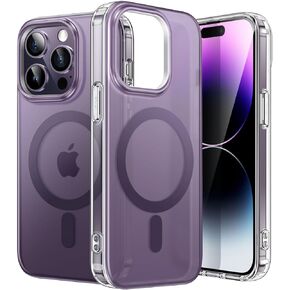 JETech Iridescent Case for iPhone 14 Pro Max 6.7-Inch Compatible with MagSafe, Cute Unique and Aesthetic Design, Colorful Fluorescent Translucent Back Shockproof Phone Cover (Iridescent)