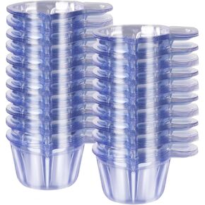 Jyongmer 200 Pack Urine Cups, Disposable Plastic Urine Collection Cups, 40ml Specimen Container for Pregnancy Confirm/Ovulation Test/pH Test Etc