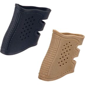 Tactical Rubber Grip Glove Sleeve Tactical Grip Sleeve Anti-Slip Grip Sleeve Fits G Series, for Outdoor Sports Hunting(2 Pack / 3 Pack)