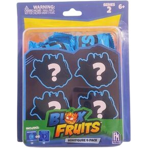 BLOX Fruits Series 2 Minifigure 4-Pack with Uncommon or Premium DLC Code