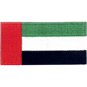 Embtao The Embtoed Emirates Flag Patch Plant Patch Purtizered National Morale Chaking On Sew on Arabian Emblem