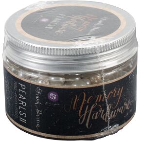 PRIMA MARKETING INC Prima Marketing Memory Hardware Glass Pearls-#2, 7.5oz/3 Sizes, Multicolor