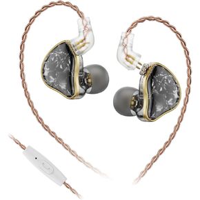 سماعات أذن DB2 IEM مع التحكم في موسيقى MIC: الراتنج 1BA 1DD الهجين في سماعات مراقبة الأذن مع كابل قابل للفصل 2Pin ، وسماعات أذن سلكية 3.5 ملم للألعاب/الصوت/الموسيقي (الأزرق) in Saudi Arabia