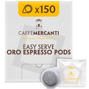 Caffe Mercanti ESE Pods Espresso machine - Single-serve Coffee maker for Cialda Paper pod 44mm