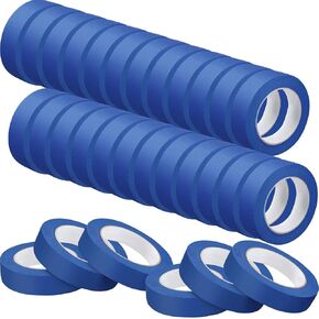 Fainne Blue Painters Tape Multi Pack Multi Pack Safe Paint Paper Scking For Wall Paint Decoration Supplies (2 Inch × 55 ياردة ، 12 لفائف)