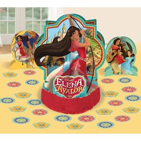 Amscan Disney Elena Table Table Kit | Disney Elena of Avalor Collections - 1 Pack ، Multicolor | ملحق الحزب