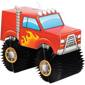 Creative Creative Monster Truck Centerce ، 1 CT ، متعدد الألوان ، 8.5 "× 10"