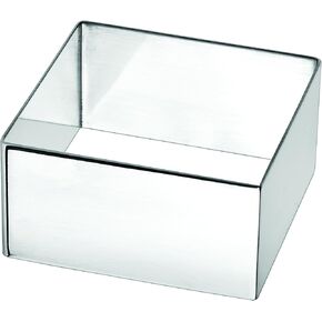 قالب معجنات Winco Square ، 2.75 "× 2.75" ، فضية