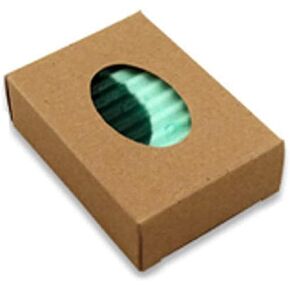 Crafter's Choice Kraft Oval Window Soap Box - 10 Pack