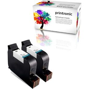 استبدال خرطوشة الحبر المعاد تصنيعها لـ HP 40 51640A (2 أسود)