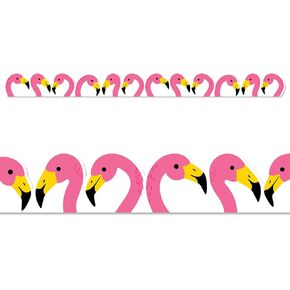 CTP Flamingos EZ Border Bulletin Border for Classroom (Press Creative Teaching 10486) ، 48 ft لكل حزمة