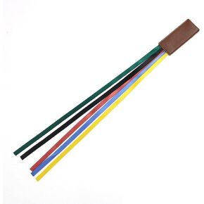 Superior Essentials Magnetic Bible Bookmark - Multi-Color Ribbon Bookmarks with Artificial Leather and Colorful Ribbons for Books Reading