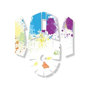Mouse Skin Compatible with Logitech G305 Lightspeed - Splash of Color - Premium 3M Vinyl Protective Wrap Decal Cover - Easy to Apply | Crafted in The USA by MightySkins