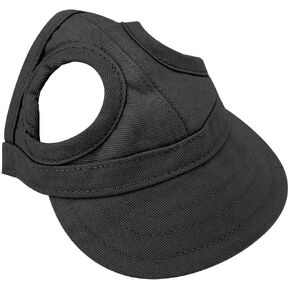 FDIT PET DOG COCK SUN SUN HAT مع قبعة رياضية قابلة للتعديل (Black L)