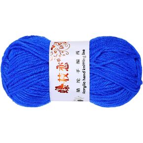 meccanixity 1pcs خيوط الكروشيه ، الأرجواني الداكن 4 ply acrylic yarn 50g رياضة الوزن للوزن غروسة ناعمة ونفوية للحياك