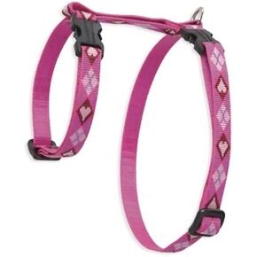 أصول Lupinepet Originals 1/2 "Puppy Love 12-20" HARNESS على طراز H للحيوانات الأليفة الصغيرة