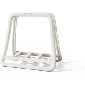K11 Vertical Laptop Stand for Desk（2 Sets White）,Desktop Notebook Dock,Vertical Laptop Holder Space-Saving Organizer for All MacBook, Surface, Samsung, HP, Dell