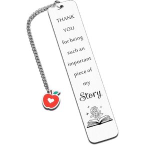 Teacher End of Year Appreciation Gifts, Teacher Retirement Gifts for Women, Bookmark for Teachers Female Male, Principal Appreciation Gifts, Daycare Math Teacher Gifts, Christmas Gifts
