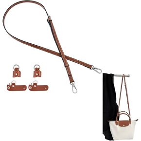 استبدال حزام Crossbody لحقيبة حقيبة ، محفظة جلدية Crossbody Kit لحقيبة اليد ، أحزمة الكتف الجلدية استبدال القابلة للتعديل للأكياس