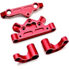 Alloy Steering Top Plate & Steering Bellcrank Set ARA320474 ARA340153 for Arrma 1/5 Outcast 8S BLX Servo Saver & Kraton EXB Steering Saver Upgrade Parts Red