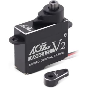 AGFRC A06CLS V2 0.052Sec Coreless Mini-Z-Car Servo and HPS065 20T Metal Servo Horn