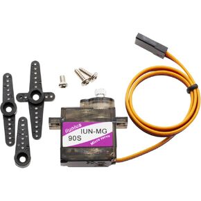 10pcs Mg-90s 12g Metal Gear Micro Servo تم ترقيته SG90 Micro Digital Servos لـ RC Airplane Model Car Helicopter Robot Model Model