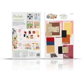 Kimberbell Mini Quilts Vol. 1 Embellishment Kit – 15 Piece Set for January–June Projects, Includes Applique Glitter, Embroidery Leather, Clear Vinyl & More for Machine Embroidery Quilting