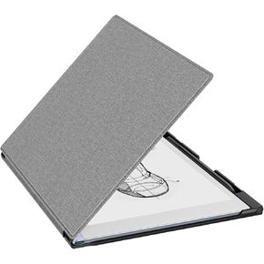 MoKo for Remarkable 2 Case, Lightweight and Hard Back Shell Protective Case with Built-in Pen Holder, Smart Tablet Cover Folio for Remarkable 2 Tablet 10.3" 2020 Release, Light Gray