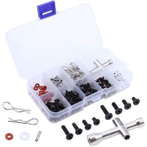 Hobbypark RC Sound Sound Tool Tool مربع أدوات مربع أجهزة السحابات لمدة 1: 8 1/10 استبدال سيارة RC (240 حزمة)