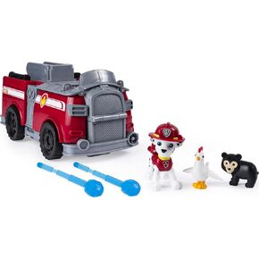Paw Patrol, Marshall’s Ride ‘n’ Rescue, Transforming 2-in-1 Playset and Fire Truck, for Kids Aged 3 and Up