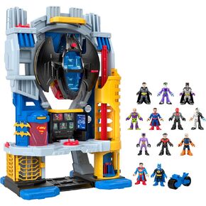 Fisher-Price Imaginext DC Super Friends Batman Toys Ultimate Playset & Hero Villain Match Form