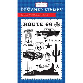 Carta Bella Paper Company CBCAR69042 Route 66 Stamp