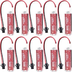 KUANMAI 10Pcs Maxell ER6/3.6V 2000mAh 5096-434 Battery for MATSUSHITA Robot 5096-434 OTC Li-Battery
