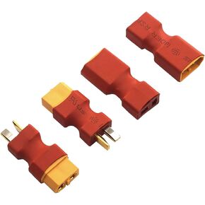 2pairs vgoohobby xt60 xt-60 plug to t plug plug pluge male male male concector for rc fpv drone car lipo nimh battery charger esc