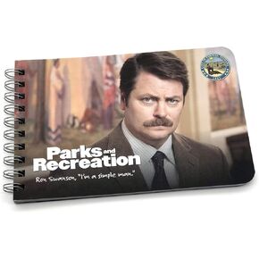Papersalt Ron Swanson Quote Book - Hilarious Quotes from Parks and Recreation Television Series