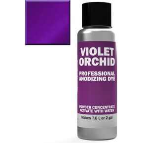 Professional Aluminum Anodizing Pigment Dyes | Violet E-3D | Light to Rich Purple| Powder Concentrate Makes 7.6 Liters or 2 Gallons