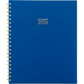 At-A-Glance 2026 Planner ، Weekly & Monthly ، 8.5 "× 11" ، كبير ، وئام ، دينيم (1099-905-20-26)