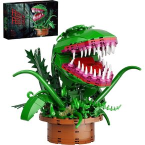 طقم لبناء أودري الثاني ، لبنات البناء الزهرة ، ألعاب متوفرة لـ LEGO ، متجر صغير من Horrors Cannibal مع هدية الفم المفتوحة لزهرة التلفزيون عيد ميلاد عيد الميلاد (344 ٪)