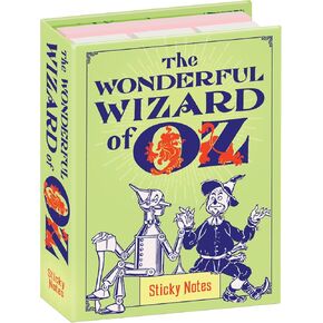The Unemployed Philosophers Guild Land of Oz Sticky Notes Booklet - Dorothy and Oz Themed 3.25" by 4.25" Booklet with Self-Sticky Individual Notes Inside
