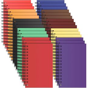 Sherr 60 Pack Small Pocket Notebook 3x5 Inch Mini Spiral Notebooks Bulk Colorful Lined Notepad Mini Journal Pocket Notebooks Set for Kids Students Teachers, Nurses Home Office School, 60 Pages