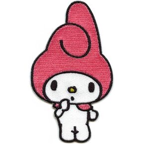 Hello Kitty حول Melody Kids Cartoon Iron على رقعة زين مطرزة