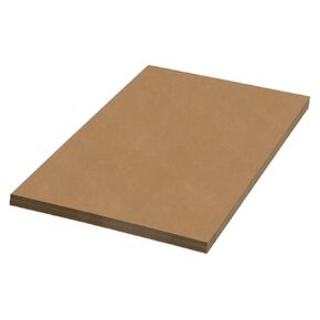صفائح من الورق المقوى المموج Aviditi ، 40 "× 42" ، Kraft Brown ، لتعبئة المنتجات ، والبريد ، وحماية المنتجات من أضرار الرافعة الشوكية ، 5 أوراق
