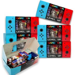 Shescrzionu Video Game Party Favors Boxes 12 PCS-Perfect Gamer Party Favors,Party Favor Boxes with Window,Game On Birthday Decorations Video Game Birthday Decorations,Game Bags,Video Game Gifts Aa01 in Saudi Arabia